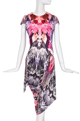 Lot 147 - An Alexander McQueen printed jersey dress, 'Natural Distinction, Un-Natural Selection', commercial collection, Spring-Summer 2009