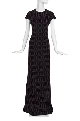 Lot 120 - An Azzedine Alaïa printed velvet dress, Autumn-Winter 2015-16