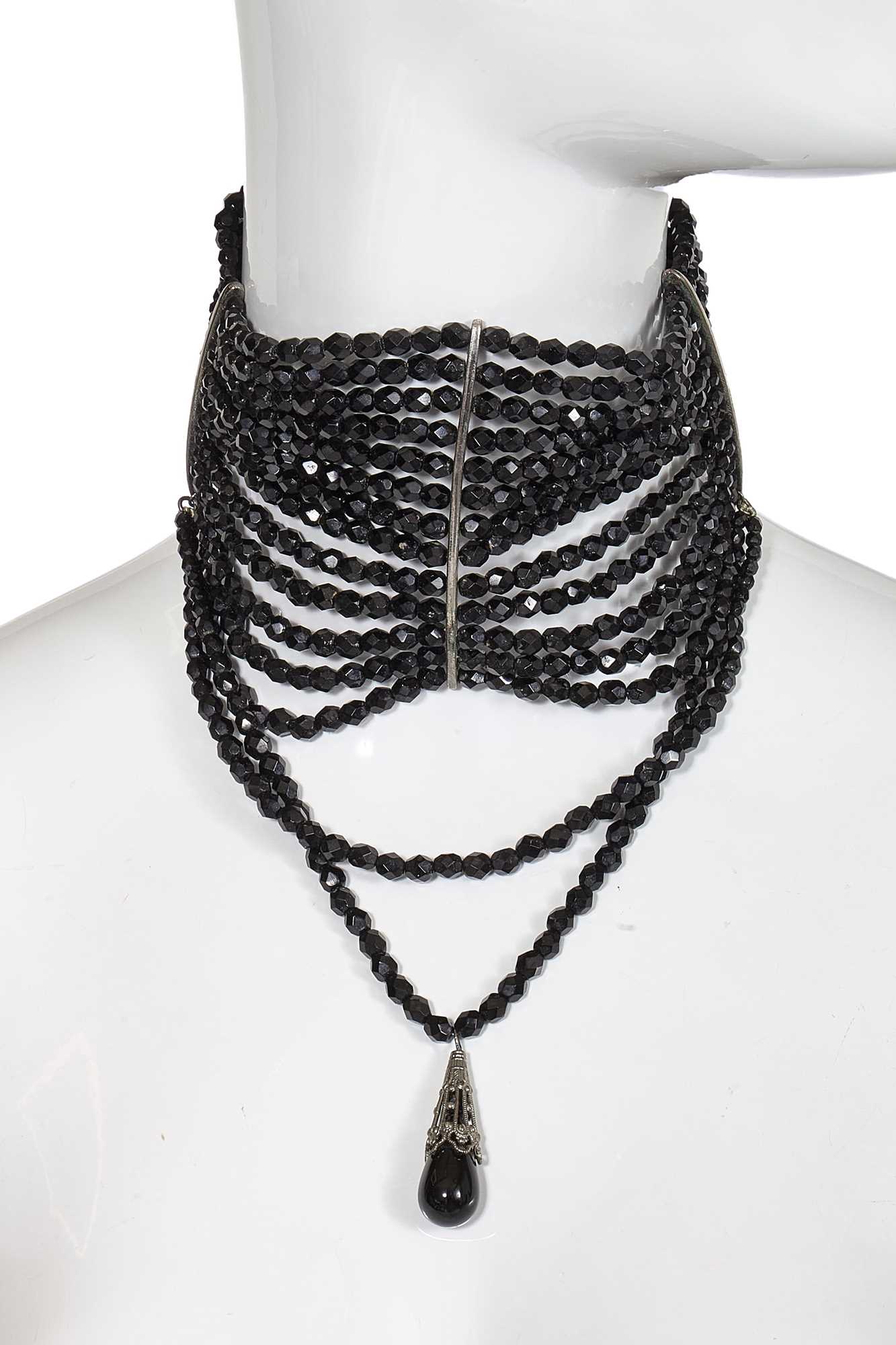 Lot 326 - A Christian Dior by John Galliano beaded 'Maasai' choker necklace, probably 'Communist/Constructivist' collection, Spring-Summer 1999
