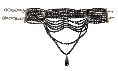 Lot 326 - A Christian Dior by John Galliano beaded 'Maasai' choker necklace, probably 'Communist/Constructivist' collection, Spring-Summer 1999