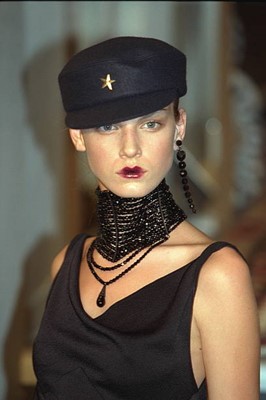 Lot 326 - A Christian Dior by John Galliano beaded 'Maasai' choker necklace, probably 'Communist/Constructivist' collection, Spring-Summer 1999