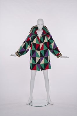 Lot 16 - A Kansai Yamamoto reversible wool coat, Autumn-Winter 1981-82