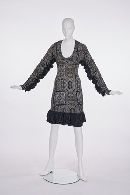 Lot 43 - A BodyMap 'Tarot' print dress, 'Half World' collection, Autumn-Winter 1985-86