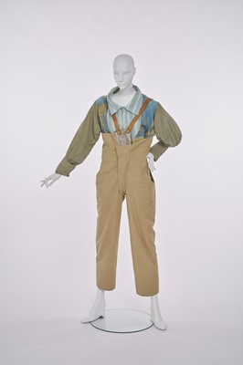 Lot 55 - A Westwood/McLaren cotton ensemble, 'Punkature (Hobo)' collection, Spring-Summer 1983