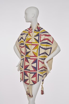 Lot 61 - A Westwood/McLaren printed cotton sash, 'Pirate' collection, Autumn-Winter 1981-82