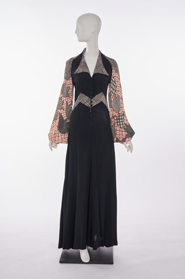Lot 73 - An Ossie Clark/Celia Birtwell printed moss crêpe maxi dress, 1970s