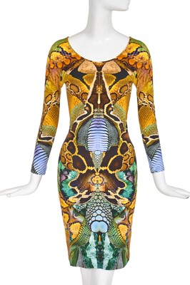 Lot 129 - An Alexander McQueen printed jersey dress, 'Plato's Atlantis' commercial collection, Spring-Summer 2010