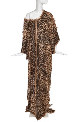 Lot 137 - A fine and rare Yves Saint Laurent by Tom Ford beaded chiffon kaftan, Spring-Summer 2002