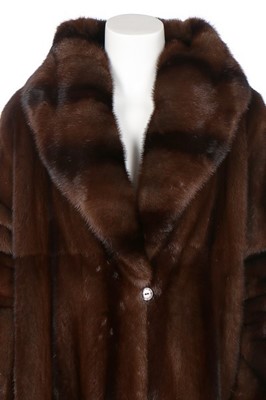 Lot 20 - A fine Fendi brown mink coat, labelled,...