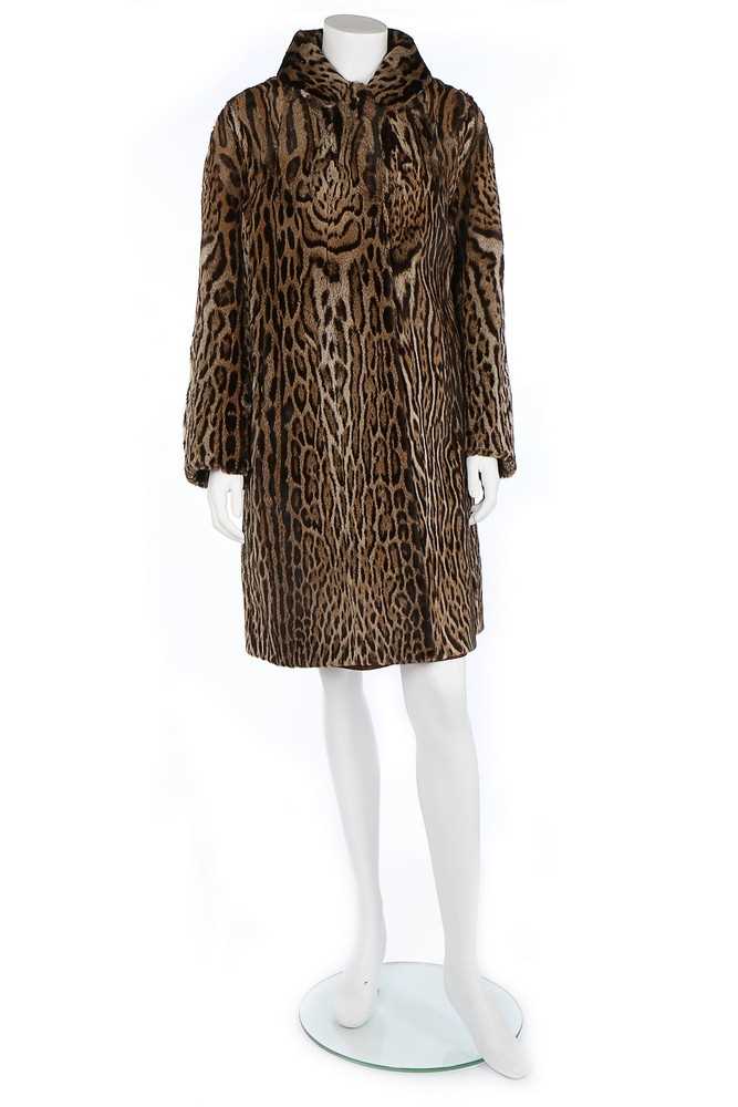 Lot 8 - A Brahams of Norwich ocelot coat, 1950s,...