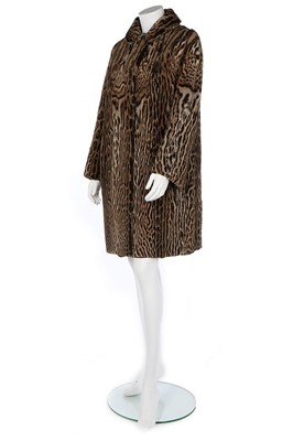 Lot 8 - A Brahams of Norwich ocelot coat, 1950s,...