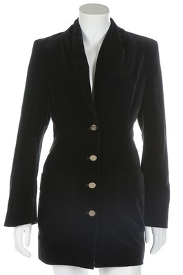 Lot 65 - A Vivienne Westwood black velvet ensemble,...