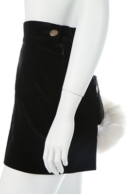 Lot 65 - A Vivienne Westwood black velvet ensemble,...