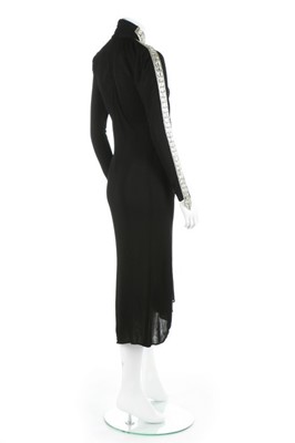 Lot 154 - A Chloé black jersey evening dress, 1983,...