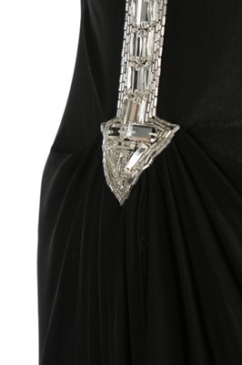 Lot 154 - A Chloé black jersey evening dress, 1983,...
