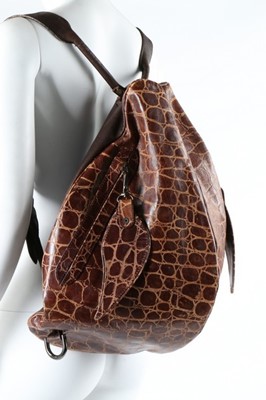 Lot 364 - An Issey Miyake turtle-shaped leather...