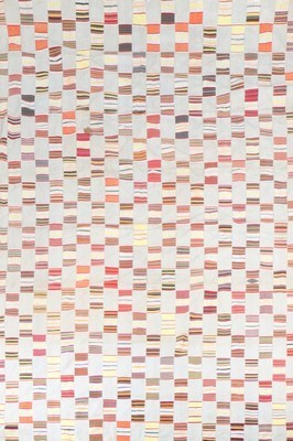 Lot 433 - Two Ewe men's cloths, Ghana, 20th century, one...