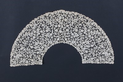 Lot 384 - A Brussels Rosaline fan leaf, circa 1910,...