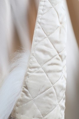 Lot 170 - A Cazaubon/Dudel for Chanel couture ivory silk...