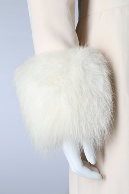 Lot 170 - A Cazaubon/Dudel for Chanel couture ivory silk...